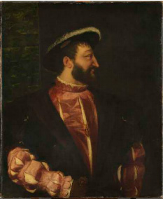 François Ier, roi de France, - Tiziano Vecellio, dit Titien Vers 1539 - Paris, Musée du Louvre, Département des Peintures