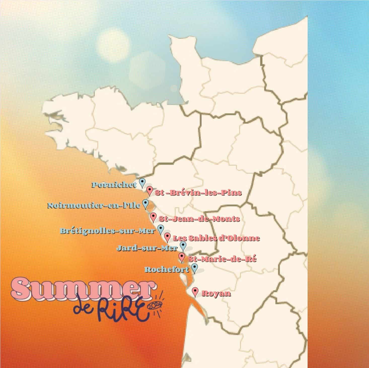 Summer du Rire 2024 - Carte