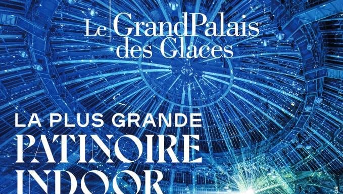 La plus grande patinoire au Monde est de retour dans le Grand Palais